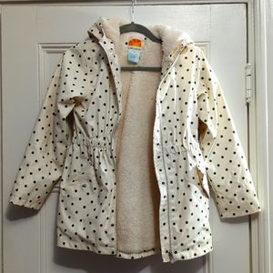 C&C California Lined Raincoat, Size 10 Gorls
